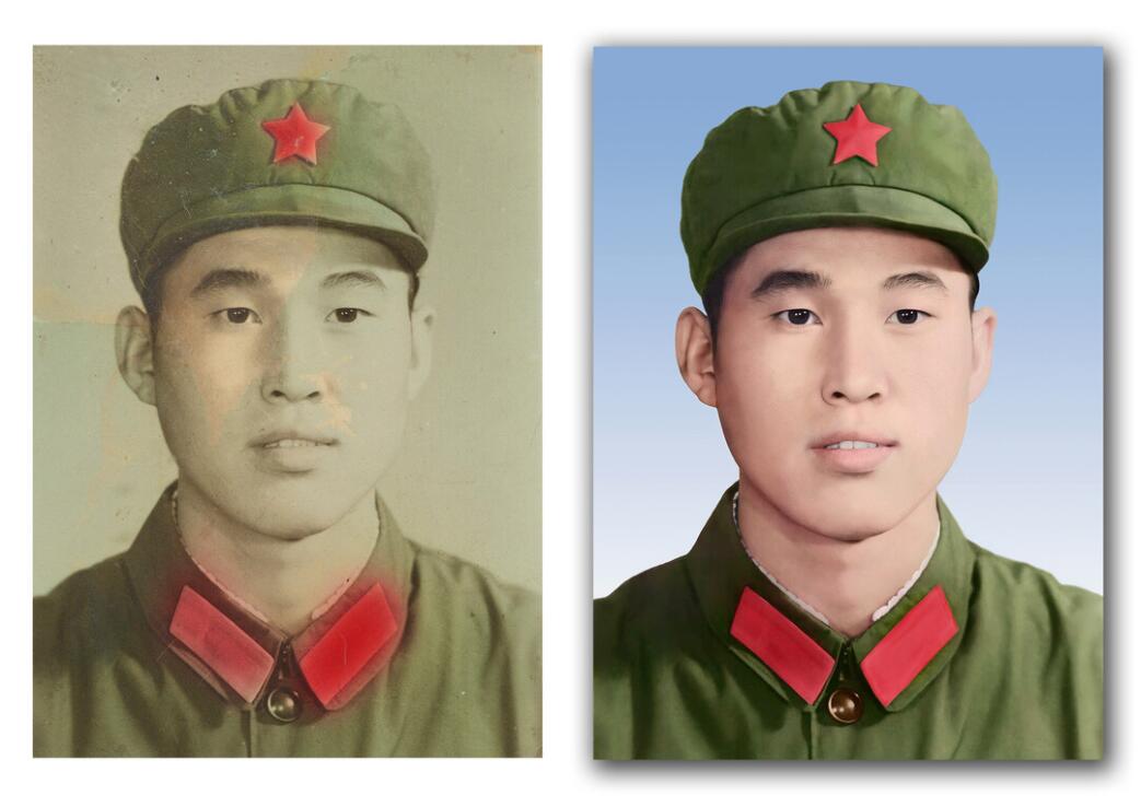 红山破损照片修复-18